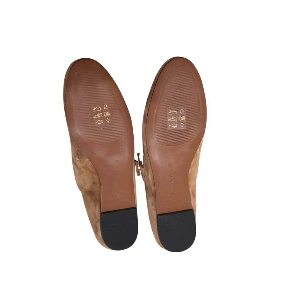 Madewell Women's The Remy Mary Jane Flat Shoes Comfort Dried Acorn Size 8 NWOB